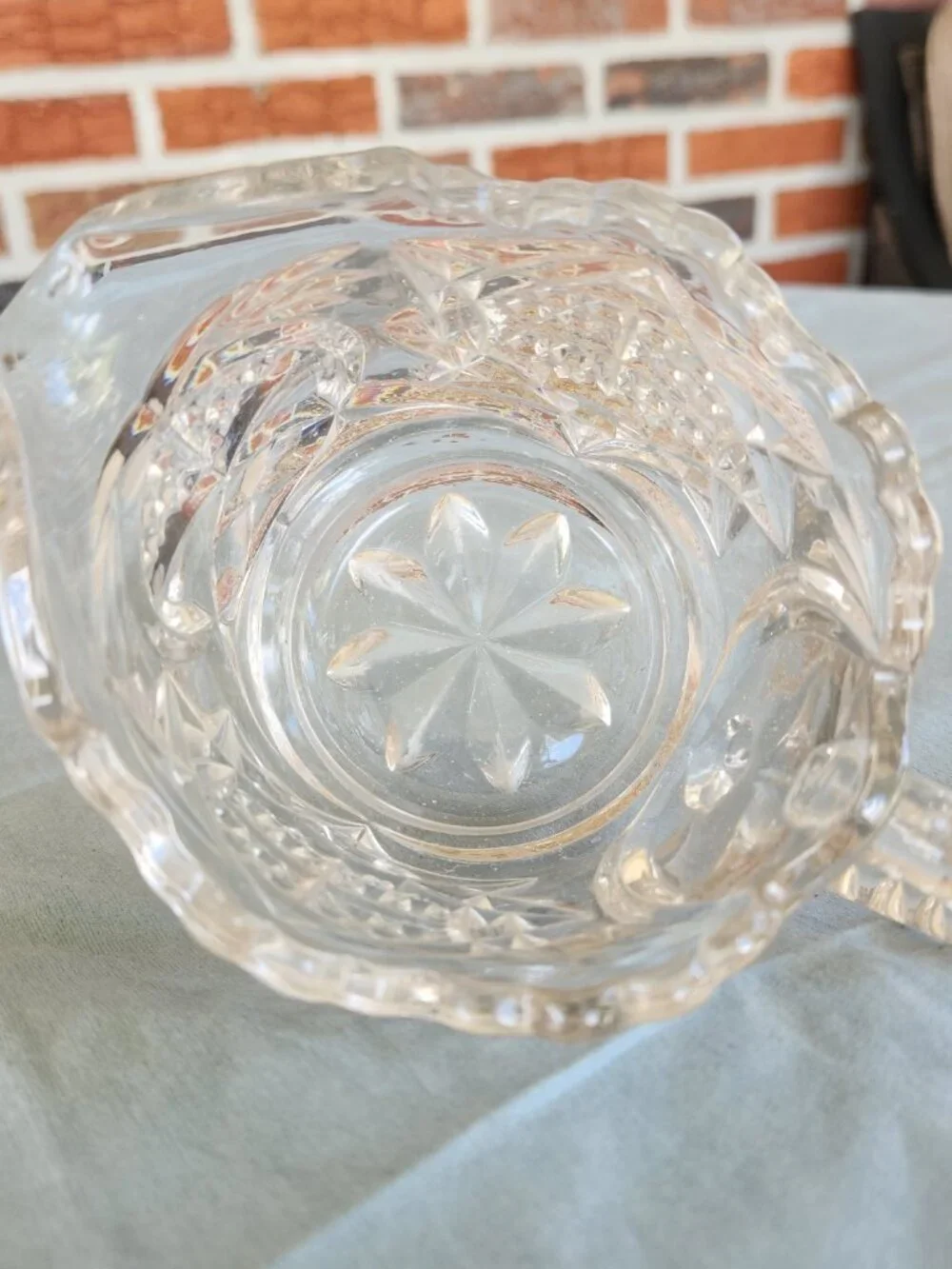 Vintage Star of David Creamer by New Martinsville